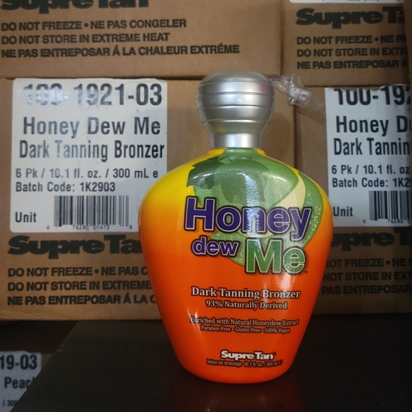 Supre HONEY DEW ME Dark Tanning Bronzer Honeydew Indoor Tanning Bed Lotion - Picture 2 of 2